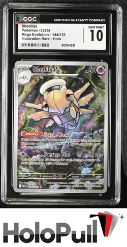 Pokemon TCG 2025 Mega Evolution Shedinja #144/132 Illustration Rare - Image 1