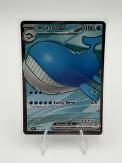 Wailord ex 097/084 Me05: Pitch Black Holo Pokemon Ultra Rare NM - Image 1