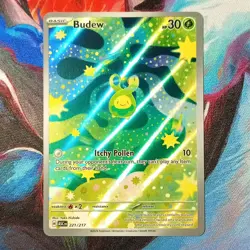 Budew 221/217 Illustration Rare Pokemon Ascended Heroes NM - Image 1