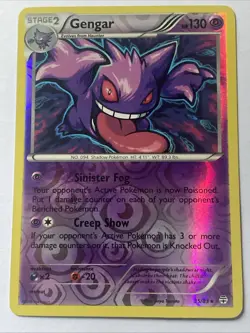 Carte Pokemon Gengar 35/83 Reverse Holo Generations Rare LP - Image 1