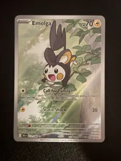 Emolga 112/086 Holo Illustration Rare Black Bolt Pokemon Near Mint - Image 1