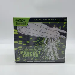 Pokemon TCG: Mega Evolution 3: Perfect Order: Elite Trainer Box! Rip In Seal - Image 1