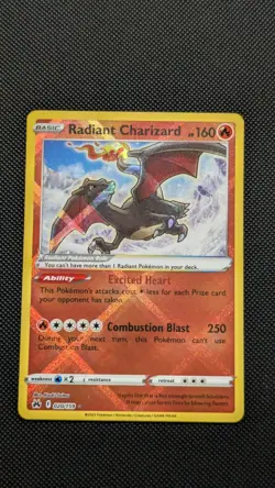 2023 Pokemon Crown Zenith Radiant Charizard #020/159 - Image 1