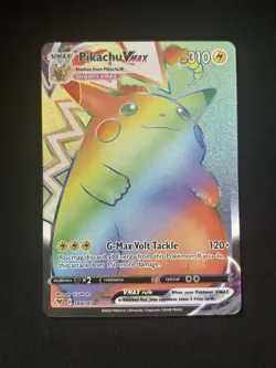 Pikachu VMAX (Secret) 188/185 Swsh04: Vivid Voltage Holo Pokemon TCG - NM - Image 1