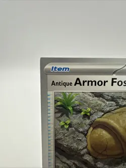 Strange MISCUT🪓 👀 Antique Armor Fossil 072/084 Pitch Black Pokemon - Image 2