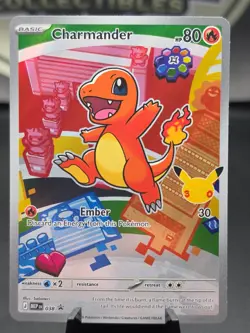 Near Mint 2026 Pokemon First Partner Illustration Collection Charmander MEP 038 - Image 1