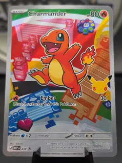 Near Mint 2026 Pokemon First Partner Illustration Collection Charmander MEP 038 - Image 2