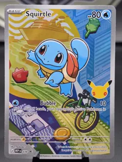 Near Mint 2026 Pokemon First Partner Illustration Collection Squirtle MEP 039 - Image 1