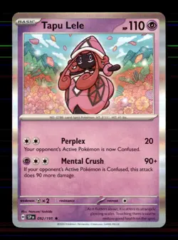 Tapu Lele 092/191 Rare Surging Sparks Pokemon Holo Near Mint - Image 1