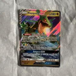 Rayquaza GX 109/168 Holo GX Rare Celestial Storm Pokemon Lightly Played - Image 1