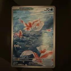 Pokemon TCG Goldeen 087/084 Pitch Black Illustration Rare Holofoil - Image 1