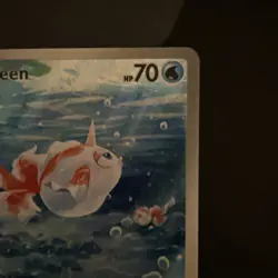 Pokemon TCG Goldeen 087/084 Pitch Black Illustration Rare Holofoil - Image 3