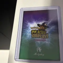 Minecraft (Pikachu) #E37 Gold Holo Box Hit Pikachu Cosplay NM - Image 2
