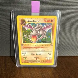 Aerodactyl [PreRelease 1st Edition] #01 - Rare HOLO - Pokemon Fossil WOTC - MP - Image 1