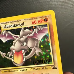 Aerodactyl [PreRelease 1st Edition] #01 - Rare HOLO - Pokemon Fossil WOTC - MP - Image 4
