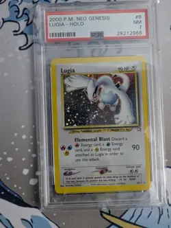 Lugia Holo 9/111 PSA 7 Neo Genesis Unlimited Pokemon - Image 3