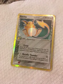 Pokemon TCG Raichu EX Holon Phantoms 15 Holo Holo Rare - Image 1