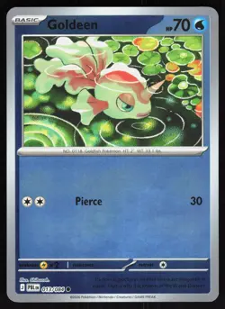 Goldeen 013/084 Pitch Black Reverse Holo Near Mint Shibuzoh. Pokemon TCG - Image 1