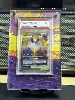 Pokemon 2023 TCG Chinese Latias & Latios GX CSM2aC 175/150 SR PSA 9 - Image 1