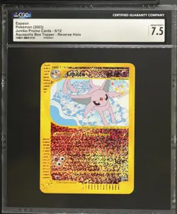 Pokemon Aquapolis Reverse Holo Foil Box Topper Espeon 6/12 CGC 7.5 *057 - Image 1