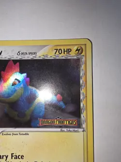 Pokemon Croconaw27/101 Dragon Frontiers Reverse Holo Delta Species YUKA MORII MP - Image 3