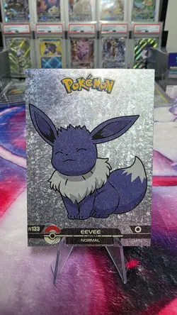 Eevee #133 - Cracked Ice Holo - Crystal Dark Black 2025 - Pokemon - Image 1