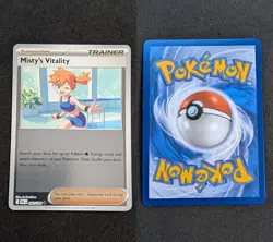 Misty's Vitality 080/084 Uncommon Pitch Black Pokemon Reverse Holo Near Mint - Image 1