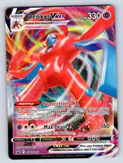 Deoxys VMAX SWSH267 Holo Promo Sword & Shield Promo Pokemon Near Mint - Image 1