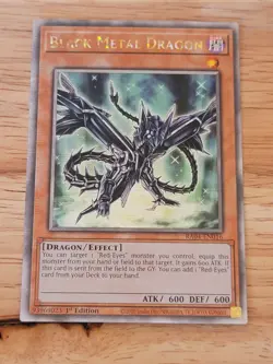Yu-Gi-Oh TCG - Black Metal Dragon (RA04-EN016) - Quarter Century Secret Rare - Image 1