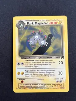 Pokemon TCG Dark Magneton Team Rocket 28/82 Regular Rare Non Holo - Image 1