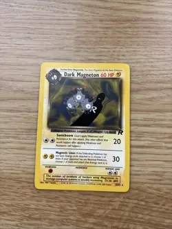 Pokemon TCG Dark Magneton Team Rocket 28/82 Regular Rare Non Holo - Image 1