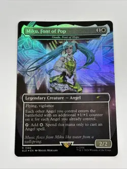 GIADA FONT OF HOPE POP HATSUNE MIKU RAINBOW FOIL SECRET LAIR MTG ENGLISH - Image 1