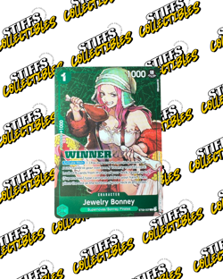 One Piece TCG Jewelry Bonney ST02-007 Winner - Image 1