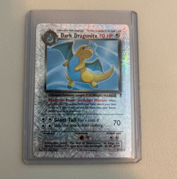 2002 Pokemon Legendary Collection Dark Dragonite 5/110 Reverse Holo Foil - Image 2