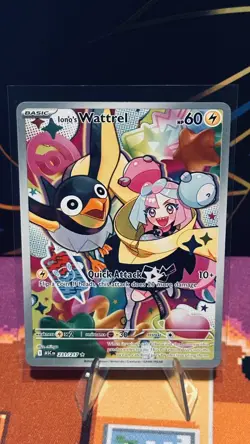 Iono's Wattrel 231/217 Illustration Rare Ascended Heroes Pokemon Near Mint - Image 1