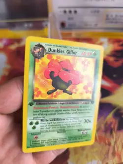 Pokemon Karte Card Dunkles Giflor Team Rocket 1. Edition Vileplume Ger Wotc NM- - Image 2