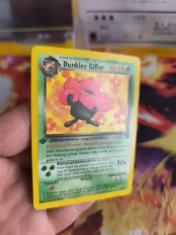 Pokemon Karte Card Dunkles Giflor Team Rocket 1. Edition Vileplume Ger Wotc NM- - Image 5