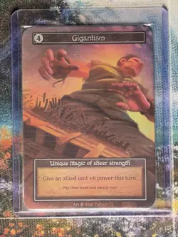 Sorcery Contested Realm Beta Gigantism Foil Unique - Image 1