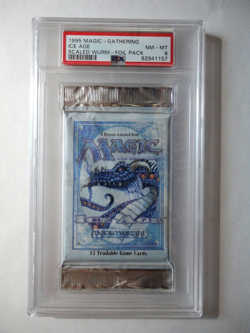 Ice Age Booster Pack Sealed English Graded PSA 8 NM-Mint MTG Magic Gathering - Image 1