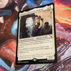 MTG Magic: The Gathering DELNEY, STREETWISE LOOKOUT Mythic Rare MKM Mint - Image 2