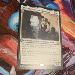 MTG Magic: The Gathering DELNEY, STREETWISE LOOKOUT Mythic Rare MKM Mint - Image 3