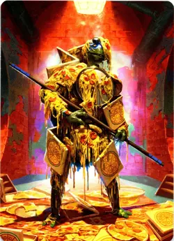 Commander's Plate (Art Series Card) - #50/54 - Teenage Mutant Ninja Turtles - Image 1