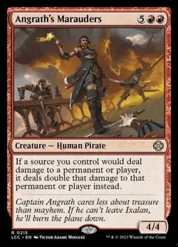 x1 Angrath's Marauders R MTG Commander: The Lost Caverns of Ixalan M/NM, English - Image 1