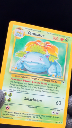 Vintage Pokemon TCG Venusaur 18/110 Legendary Collection Holo Rare 2002 - NICE! - Image 2