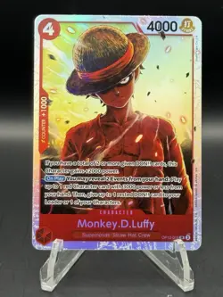 Monkey D Luffy SR OP12-015 Legacy of the Master One Piece English - Image 1