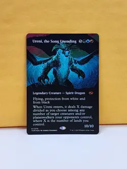 1x FOIL SHOWCASE Ureni, the Song Unending, NM, TDM, Magic: the Gathering, MtG - Image 1