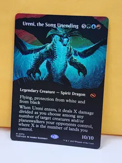 1x FOIL SHOWCASE Ureni, the Song Unending, NM, TDM, Magic: the Gathering, MtG - Image 2
