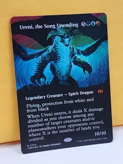 1x FOIL SHOWCASE Ureni, the Song Unending, NM, TDM, Magic: the Gathering, MtG - Image 3