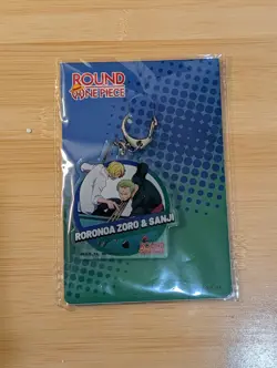 One Piece x Round 1 Promotion (10 Packs) SEALED + Bonus keychains, Button, Hat - Image 5