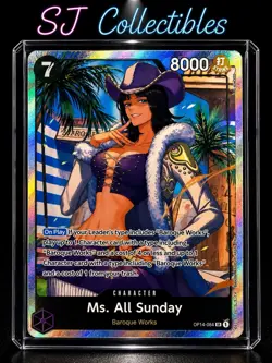 One Piece TCG English - Ms. All Sunday - Alt Art - OP14-084 - SR - NM - Image 1